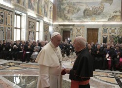 Đức Giáo hoàng tiếp các giám đốc các Hội Giáo hoàng truyền giáo năm 2018  (Vatican Media)