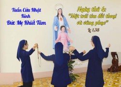 Tuần Cửu Nhật Kính Đức Mẹ Khiết Tâm - Mừng Bổn Mạng Hội Dòng: Ngày Thứ 4 (Chúa Nhật 19.6.2022)