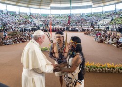 Đức Thánh Cha gặp người bản địa Amazon ngày 19 01 2018   Vatican Media