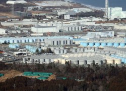 Các thùng chứa nước nhiễm phóng xạ ở nhà máy Fukushima  (ANSA)