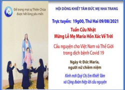 Ngày 4 - Tuần Cửu Nhật Mừng Lễ Mẹ Maria Hồn Xác Lên Trời - cầu nguyện cho Việt Nam và Thế giới trong đại dịch Covid 19