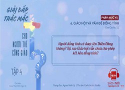 TGP Sài Gòn - Giải đáp thắc mắc cho người trẻ Công giáo tập 4.6: Giáo hội và vấn đề đồng tính