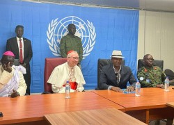 Đức Hồng Y Parolin trong cuộc viếng thăm Nam Sudan