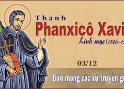 Ngày 03/12: Thánh Phanxicô Xaviê – Bổn mạng các xứ truyền giáo