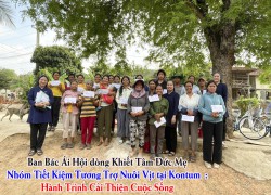 Nhóm Tiết Kiệm Tương Trợ Nuôi Vịt tại...
