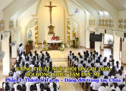 Tường Thuật Ngày Hội Ơn Gọi 2025 - Phần 3: Thánh lễ Tạ ơn – Dâng trọn hành trình trong tay Chúa