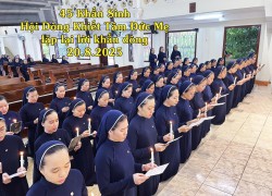 45 Khấn Sinh Hội Dòng Khiết Tâm Đức Mẹ lặp lại lời khấn dòng