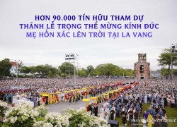 Hơn 90.000 Tín Hữu Tham Dự Thánh Lễ...