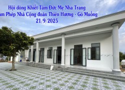 Cộng Đoàn Khiết Tâm  – Gò Muồng Làm Phép Nhà Mới