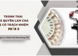Tránh thai và quyền làm cha mẹ có trách nhiệm (Phần 2) Linh mục Phêrô Trần Mạnh Hùng