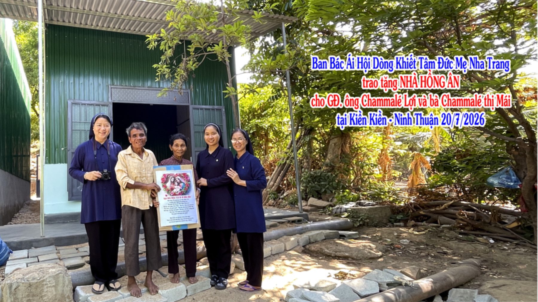 Lễ Bàn Giao "Nhà Hồng Ân" Cho Gia Đình Ông Lợi Và Bà Mái 20/6/2026