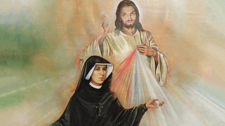 Thánh nữ Faustina và ảnh lòng Chúa thương xót