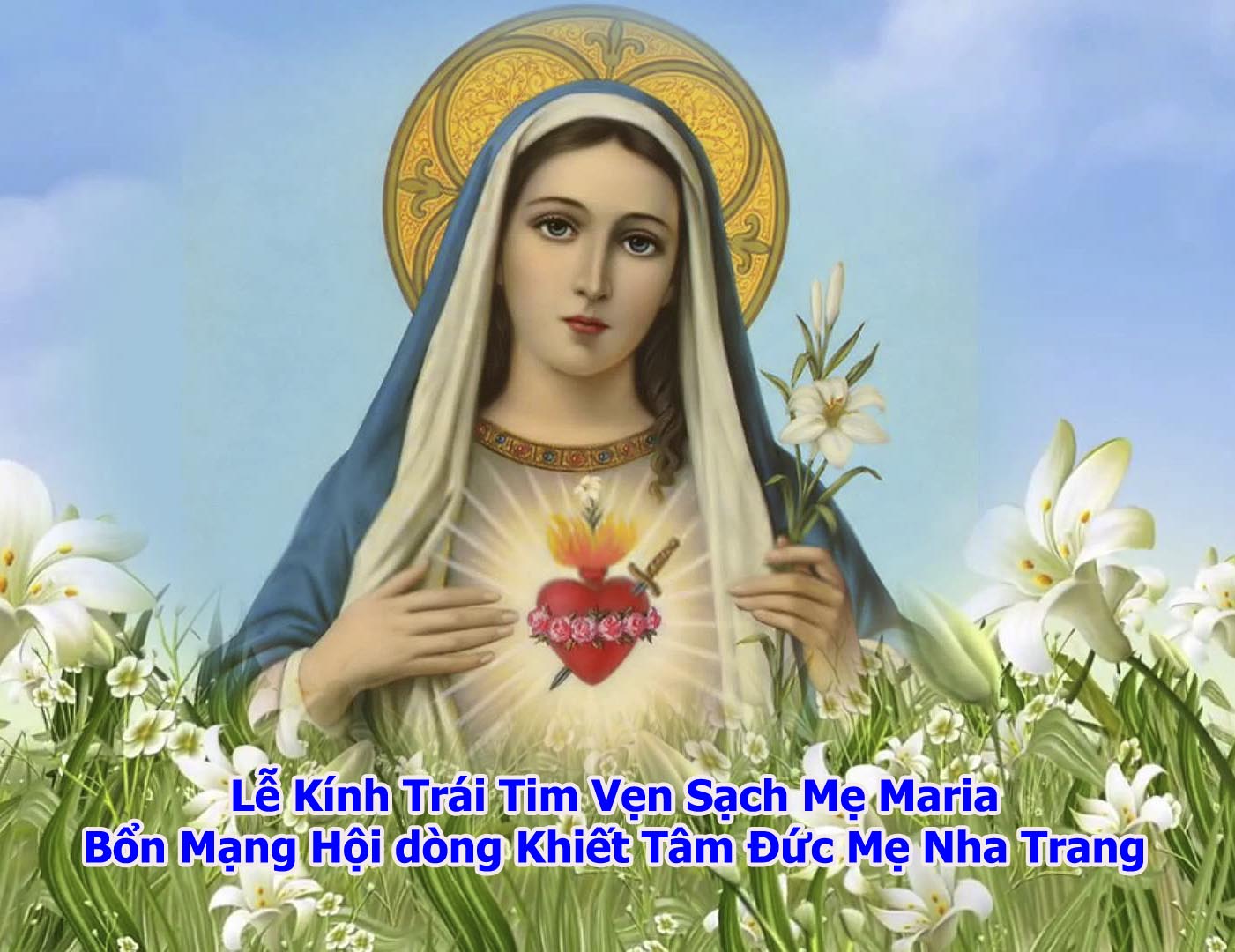 Lễ Trái Tim Vẹn Sạch Mẹ Maria
