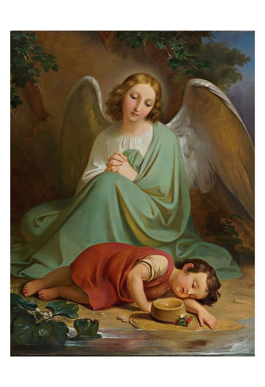 Guardian Angel by Melchior Paul von deschwanden print 22739 1553713264
