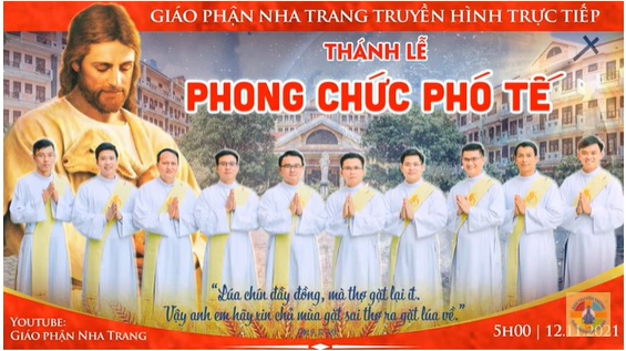 Thánh lễ Phong Chức Phó Tế GP Nha Trang ngày 12.11.2021