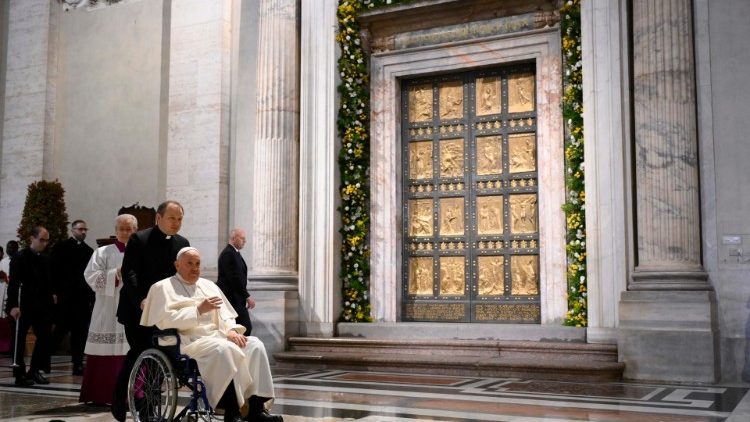 ĐTC Phanxicô tại buổi công bố sắc chỉ Năm Thánh 2025  (VATICAN MEDIA Divisione Foto)