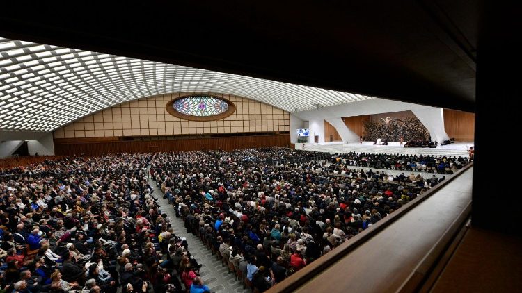 Một buổi tiếp kiến chung tại Hội trường Phaolô VI  (Vatican Media)