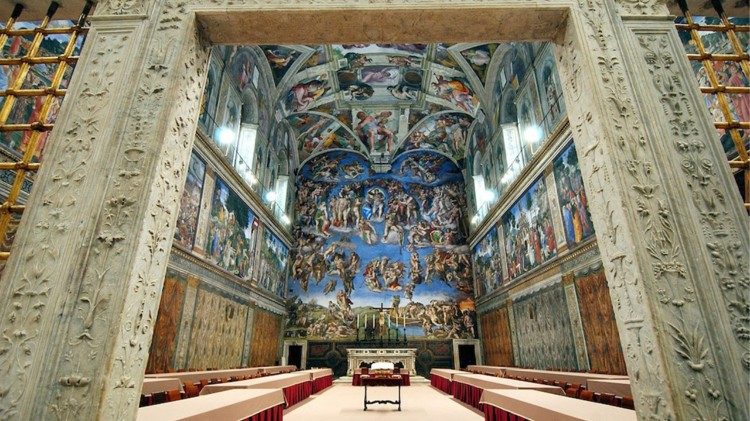 Nhà nguyện Sistine, nơi sẽ diễn ra Mật nghị bầu Giáo hoàng