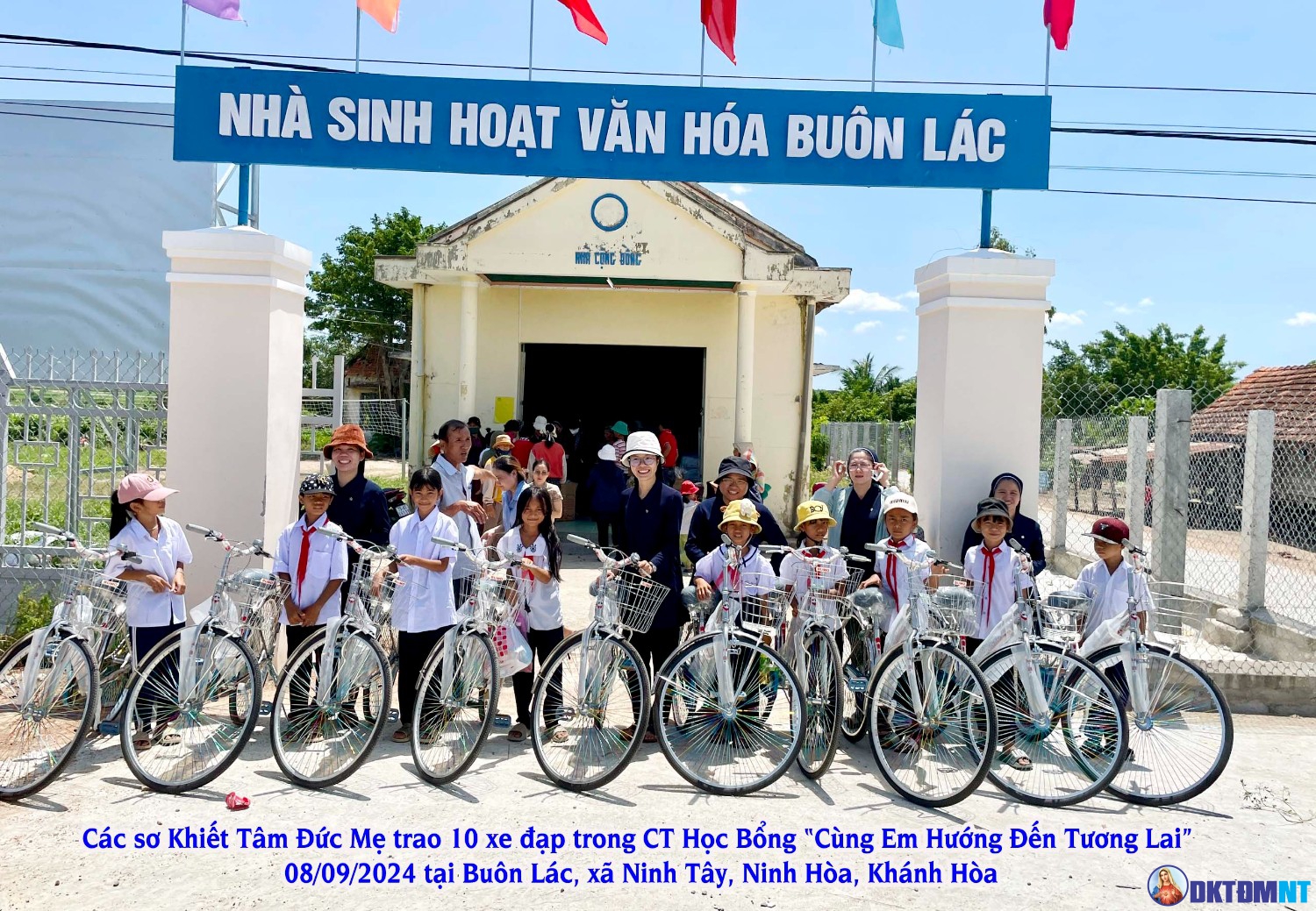 Chương trình Khuyến học 2024-2025 “Cùng em hướng đến tương lai” cho học sinh Êđê tại Ninh Hòa của Hội dòng Khiết Tâm Đức Mẹ Nha Trang